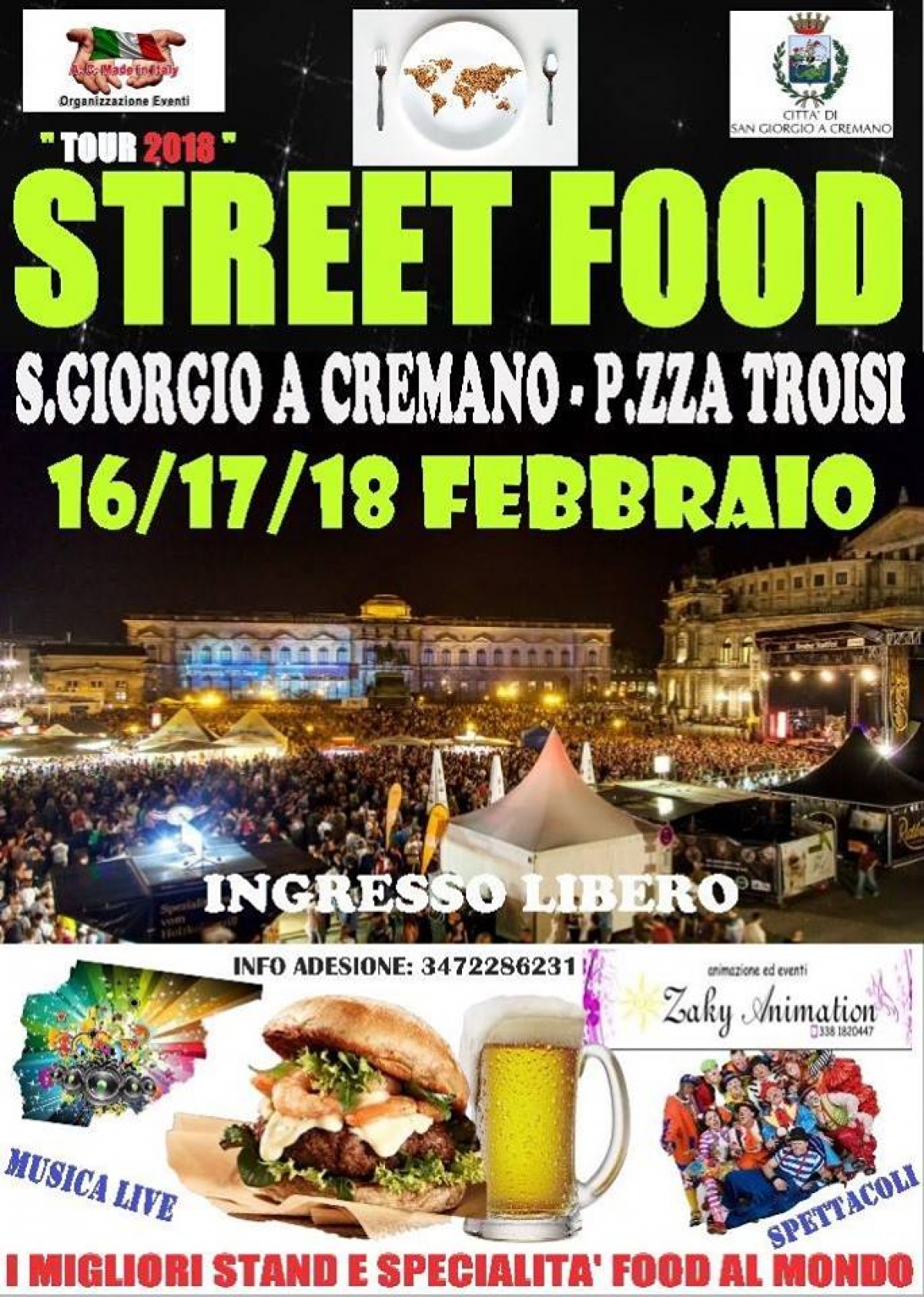 STREET FOOD TOUR 2018 a SAN GIORGIO A CREMANO