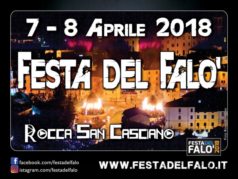 FESTA DEL FALO' DI ROCCA SAN CASCIANO 2018