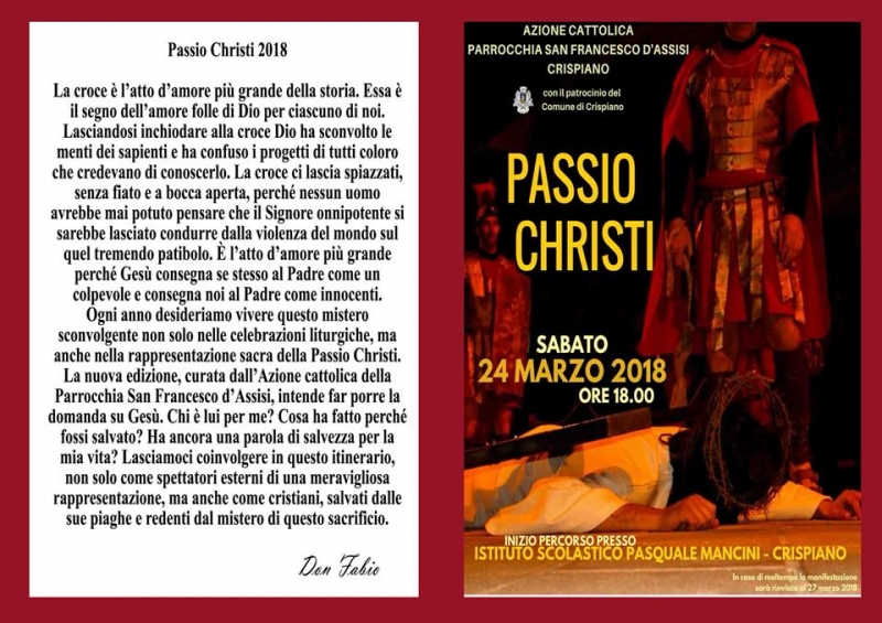 19° PASSIO CHRISTI - CRISPIANO 