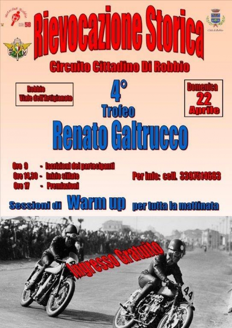 4° TROFEO RENATO GALTRUCCO - RIEVOCAZIONE STORICA DI ROBBIO