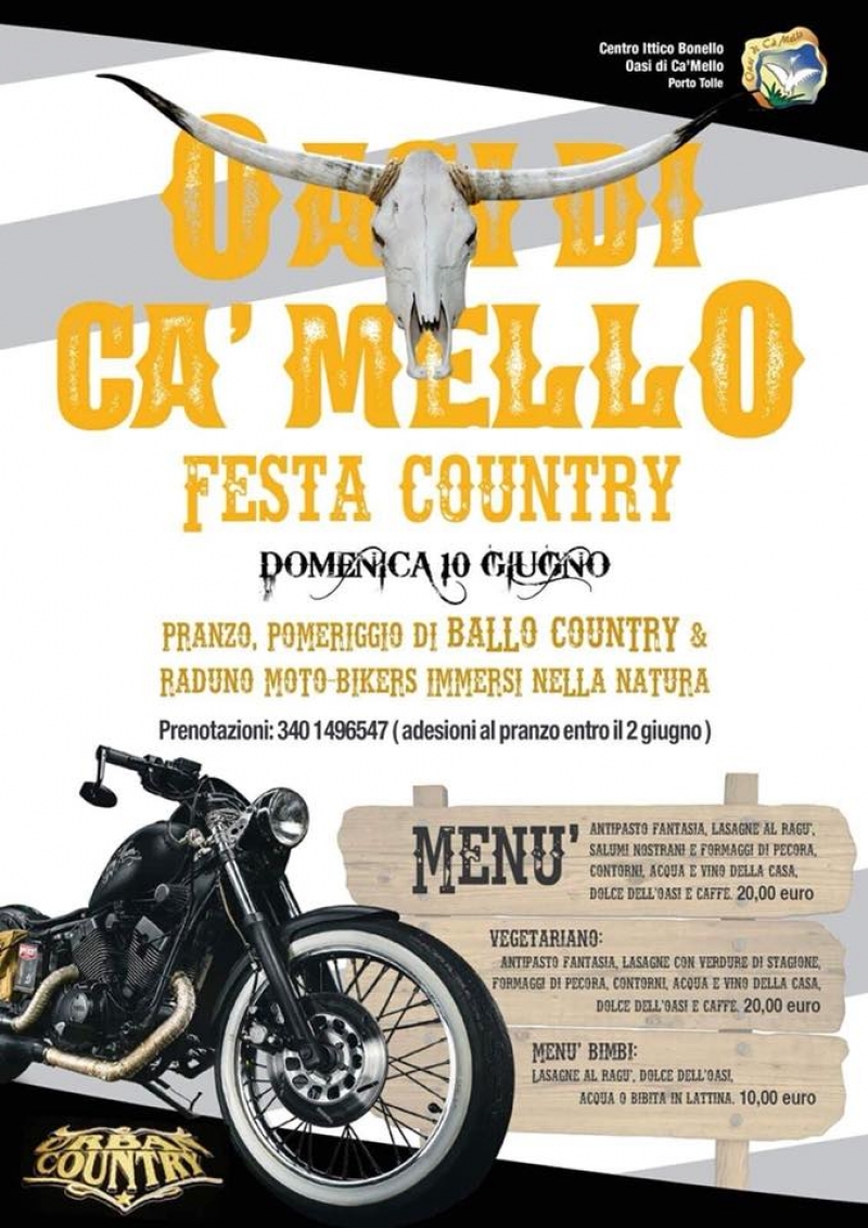 2° FESTA COUNTRY ALL'OASI DI CA' MELLO