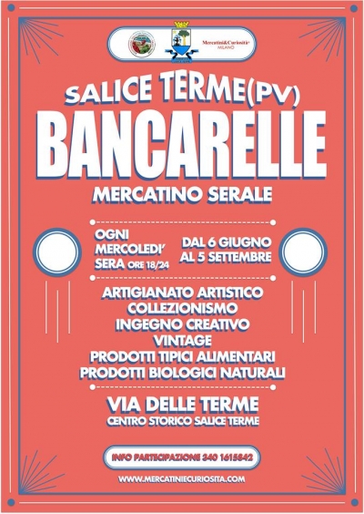 BANCARELLE by MERCATINI&CURIOSITA' A SALICE TERME 2018
