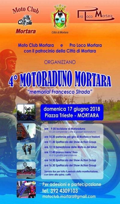 4° MOTORADUNO MORTARA - Memorial Francesco Strada 