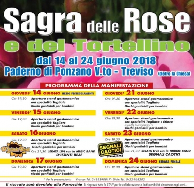 30° SAGRA DELLE ROSE E DEL TORTELLINO DI PADERNO 
