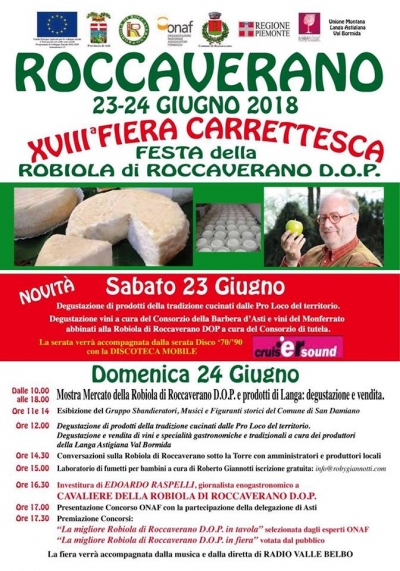 18° FIERA CARRETTESCA - FESTA DELLA ROBIOLA DI ROCCAVERANO D.O.P
