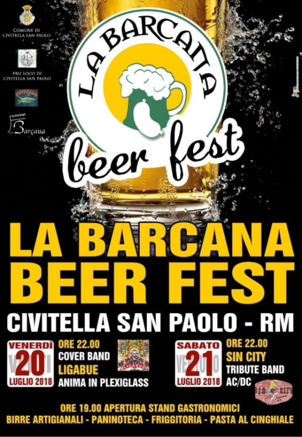 LA BARCANA BEER FEST a CIVITELLA SAN PAOLO 2018