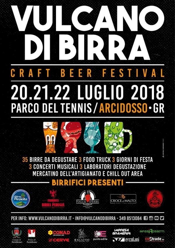 VULCANO DI BIRRA - CRAFT BEER FESTIVAL ARCIDOSSO 2018