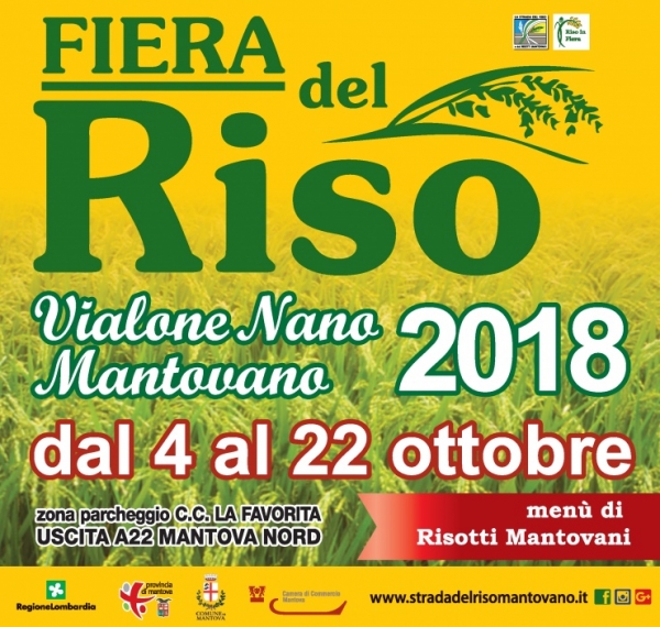 FIERA DEL RISO VIALONE NANO MANTOVANO 2018