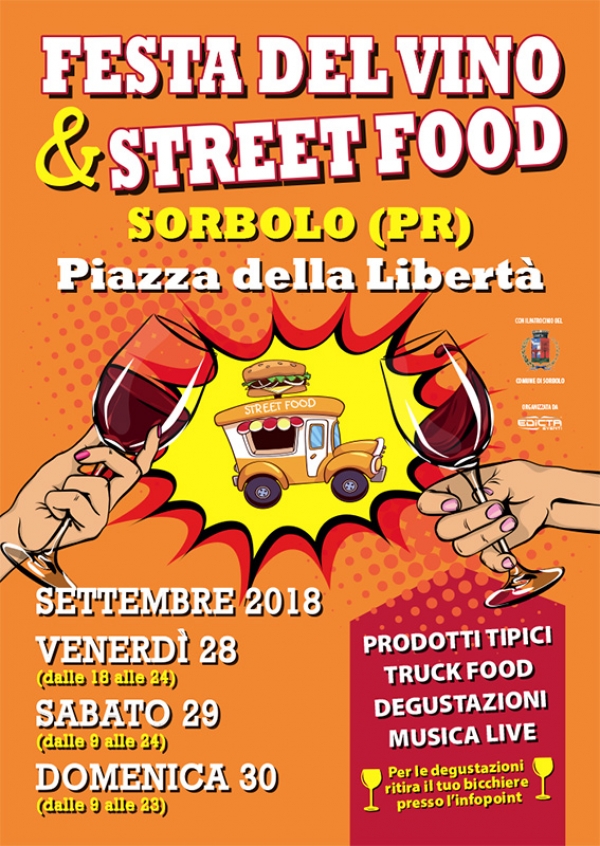 FESTA DEL VINO & STREET FOOD a SORBOLO 2018