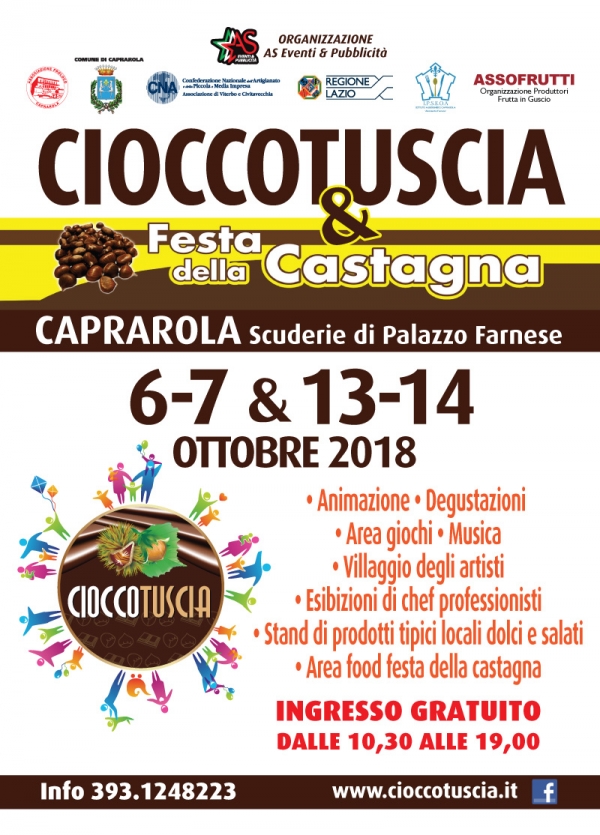 9° CIOCCOTUSCIA - 12° FESTA DELLA CASTAGNA DI CAPRAROLA 2018