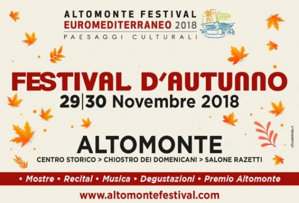 31° FESTIVAL EUROMEDITERRANEO D'AUTUNNO - ALTOMONTE 