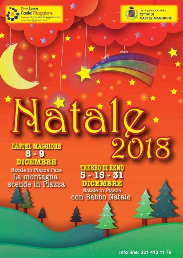 NATALE 2018 a CASTEL MAGGIORE E TREBBO DI RENO 