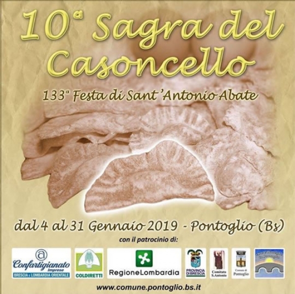 10° SAGRA DEL CASONCELLO - 133° ANTICA FESTA DI SANT'ANTONIO ABATE di PONTOGLIO