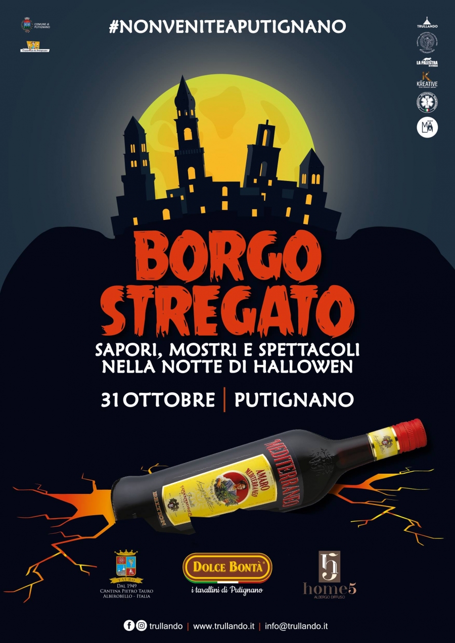 6° BORGO STREGATO – Sapori, Mostri e Spettacoli nella notte di Halloween a PUTIGNANO
